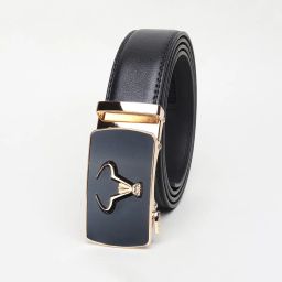 menfox Embossed Belt with Box Buckle image 3