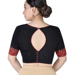 rene Embroidered Front-Open Blouse image 3