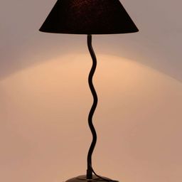 devansh Zig-Zag Table Lamp with Iron Base image 3