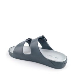 red tape Open-Toe Slip-On Flat Slides image 3