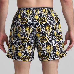 jack & jones Graphic Print Regular Fit Boxers with Elastic Waist image 3