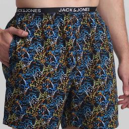 jack & jones Graphic Print Regular Fit Boxers with Elastic Waist image 3