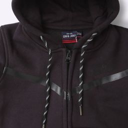 gini & jony Zip-Front Hoodie with Split Kangaroo Pocket image 3