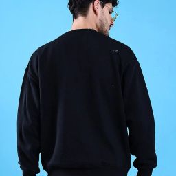 the indian garage co Men Oversized Fit Crew-Neck Sweatshirt image 3