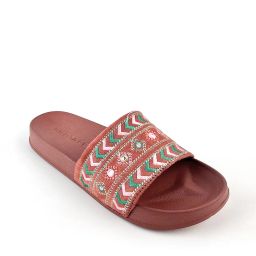 red tape Women Open-Toe Slip-On Slides image 3