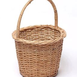 habere india Set of 3 Wicker Round Hamper Baskets with Handle image 3