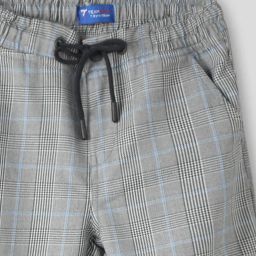 kb team spirit Boys Checked Jogger s with Drawstring Waist image 3