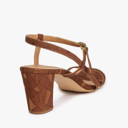 hi-attitude Strappy Block Heels with Buckle Fastening image 3
