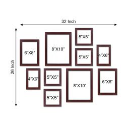 random Set of 10 Rectangular Photo Frame image 3