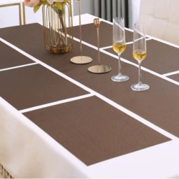 hokipo Set of 6 Table Placemats with Table Runner image 3
