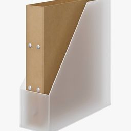 muji Polypropylene A4 Box File Stand image 3