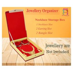 atorakushon Jewellery Organizer Box with Snap Button Closure image 4