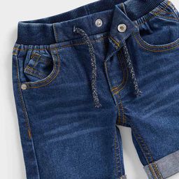 mothercare Lightly Washed Shorts with Drawstring Waist image 3