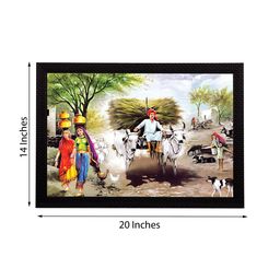 ecraftindia Graphic Pattern Satin Matt Texture UV Art Painting image 3