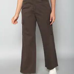 Shein Full Length Low Rise Cargo Trouser with Pockets-picture-27
