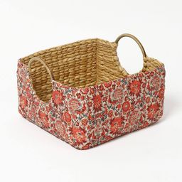 habere india Cane Handle Fruit Hamper Basket image 3