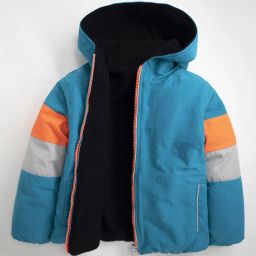 cherry crumble by nitt hyman Colour-block Zip Front Jacket image 3