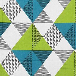 uniqchoice Geometric Print Double Bedsheet with 2 Pillow Covers image 3