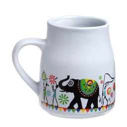 arrabi Set of 6 Elephant Print Tea Cups image 3