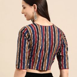 molcha Printed Front Open Blouse image 3