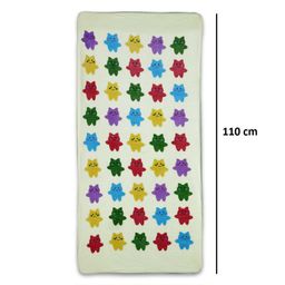 fabinaliv Set of 2 Printed Bath Towels 43" x 22" image 3