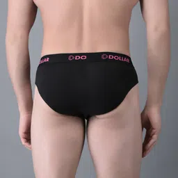 dollar bigboss Men Pack of 3 Briefs with Logo Waistband image 3