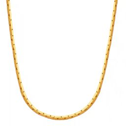 fashion frill Set of 2 Gold-Plated Chains with S-Hook Closure image 3
