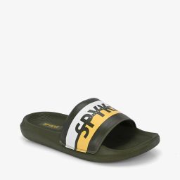 spykar Men Typographic Print Slip-On Slides image 3