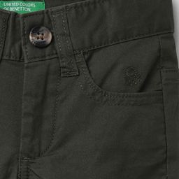 united colors of benetton Flat-Front Trousers with Insert Pockets image 3
