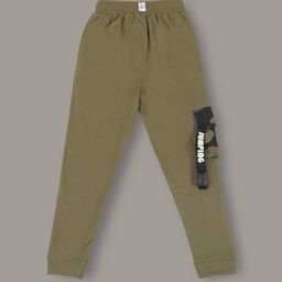 jumping joey Typographic Print Joggers with Drawstring Waist image 3
