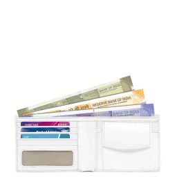 walrus Men Bi-Fold Wallet with Text Embossed image 3