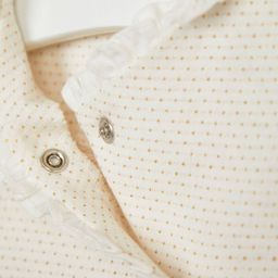 mothercare Bow Print Bodysuit with Typography image 3