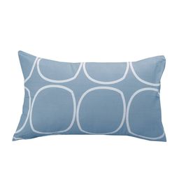 huesland 144 TC Geometric Print King-Size Bedsheet with Pillow Covers image 3