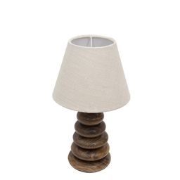homesake Multi Pebble Table Lamp with Jute Shade image 3