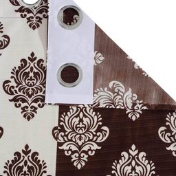 cortina eyelet curtain Set of 2 Printed Window Curtains image 3