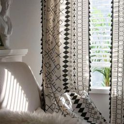huesland Window Curtain with Tassels image 3