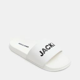 jack & jones Men Brand Print Open-Toe Slides image 3