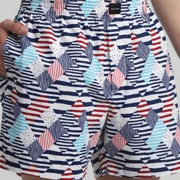 jack & jones Geometric Print Regular Fit Boxers with Elastic Waist image 3