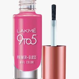 lakme 9 To 5 Primer & Gloss Nail Color Pink Pace image 3