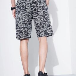the indian garage co Abstract Print Flat-Front Shorts image 4