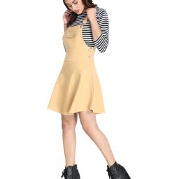 buynewtrend Dungaree with Patch Pockets image 4