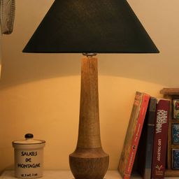 homesake Cubist Wooden Table Lamp image 4