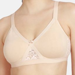 zivame Double Layered Non-Wired Non-Padded Full Coverage Super Support Bra image 4