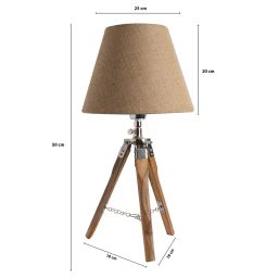 homesake Wooden Table Lamp image 4
