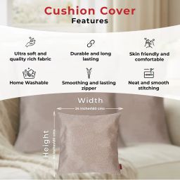 tesmare Set of 2 Geometric Print Cushion Covers 24" x 24" image 4