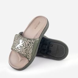 red tape Men Logo Print Slip-On Slides image 4