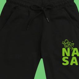 nusyl Boys Typographic Print Joggers with Elasticated Drawstring Waist image 4