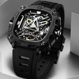 ciga design X051-BB01-W5B Men Square Shaped Analogue Watch image 4