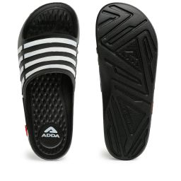 adda Logo Print Slip-On Slides image 4