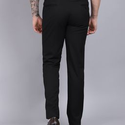 cantabil Flat-Front Trousers with Insert Pockets image 4